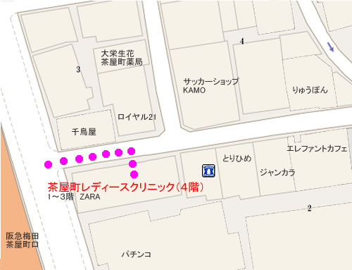 茶屋町周辺